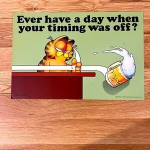 Vintage Garfield poster 1978